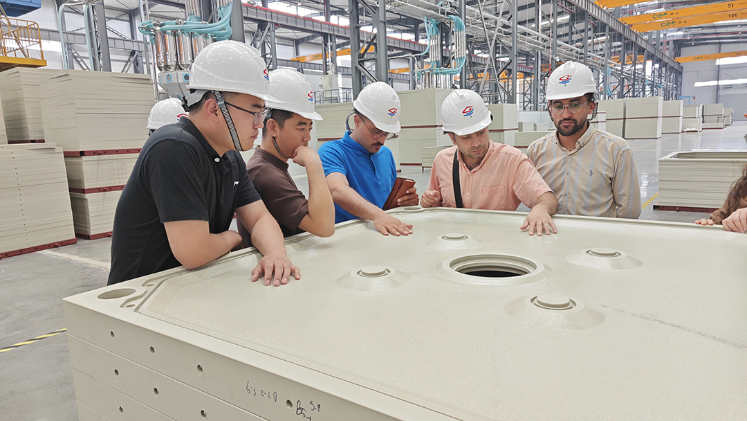 Welcome Fakoor Sanat to Visit Xuda Filtration's Filter Plate Manufacturing