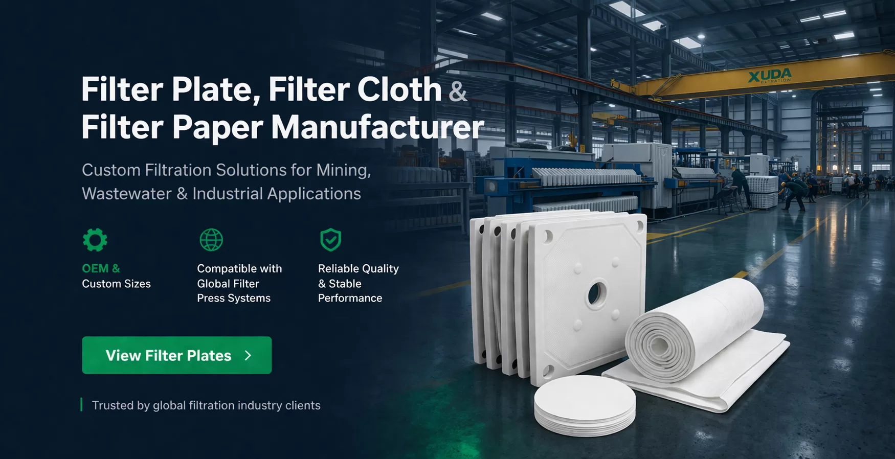 Filter Plate, Filter Cloth&Filter Paper Manufacturer